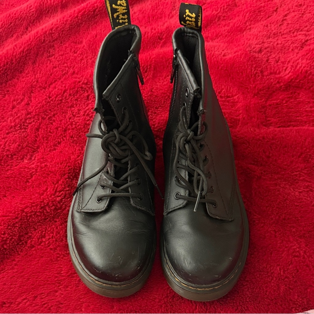 Dr. Martens Black Leather Boots